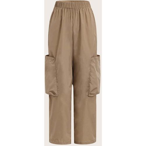 Pantalon grunge taille haute avec poches - SHEIN - Modalova