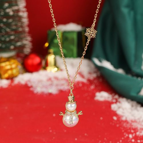 Collier à pendentif Noël bon de neige - SHEIN - Modalova