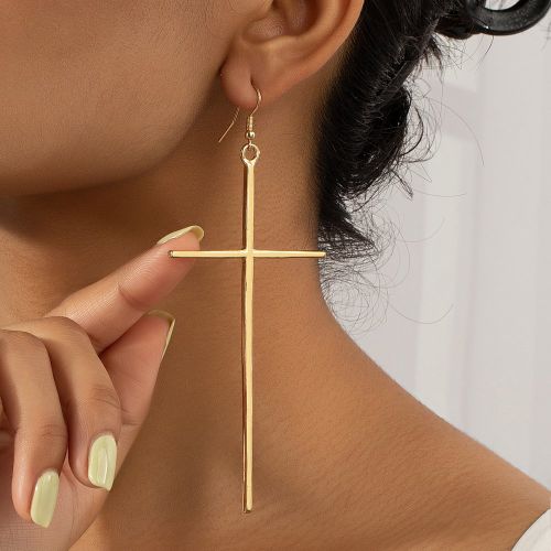 Pendants d'oreilles croisé - SHEIN - Modalova