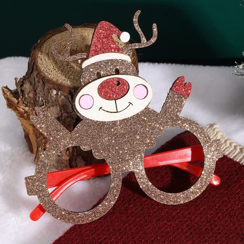 Cadre de lunettes renne de Noël design - SHEIN - Modalova