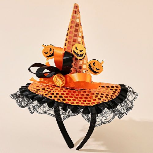 Bandeau halloween avec citrouille et chapeau de sorcière - SHEIN - Modalova