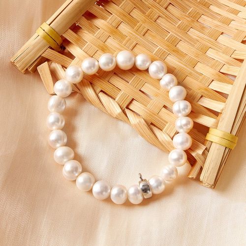 Bracelet perlé perle de culture - SHEIN - Modalova
