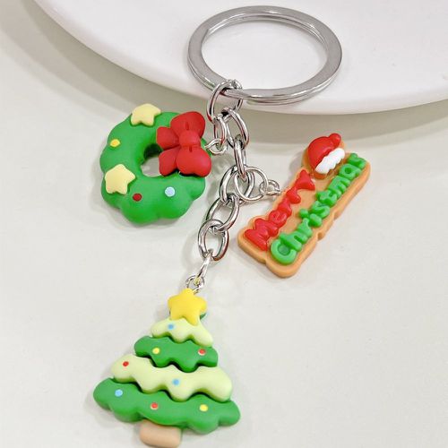Porte-clés arbre de Noël & slogan breloque - SHEIN - Modalova