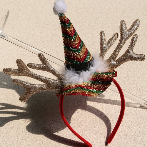 Bandeau chapeau de Noël & à détail de bois - SHEIN - Modalova