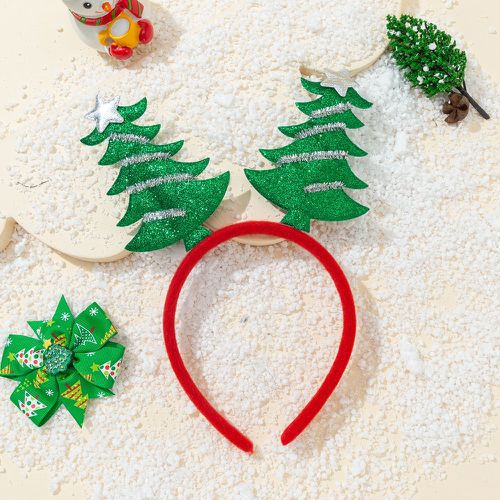 Bandeau Noël scintillant à détail d'arbre - SHEIN - Modalova