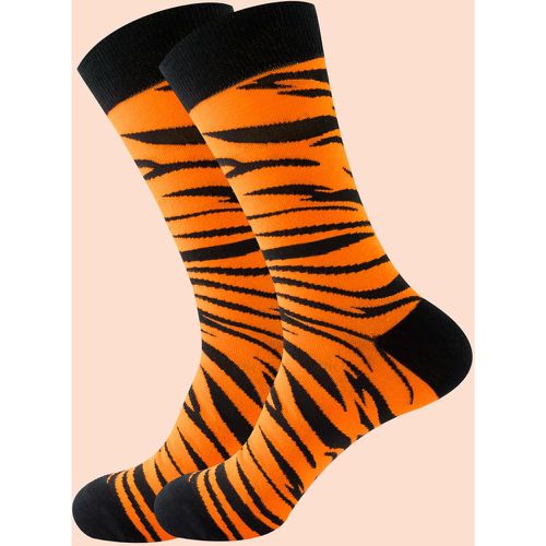 Chaussettes peau de tigre motif - SHEIN - Modalova