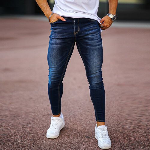 Homme Jean skinny délavé - SHEIN - Modalova