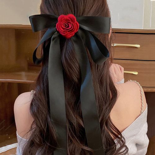 Épingle à cheveux à fleur à nœud papillon - SHEIN - Modalova