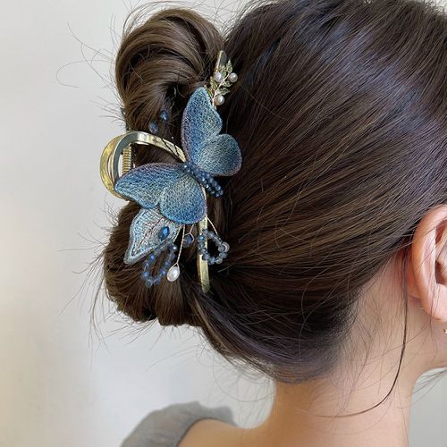 Griffe à cheveux à perles design papillon - SHEIN - Modalova