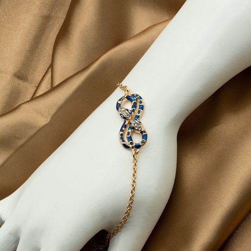 Bracelet à strass à détail serpent - SHEIN - Modalova
