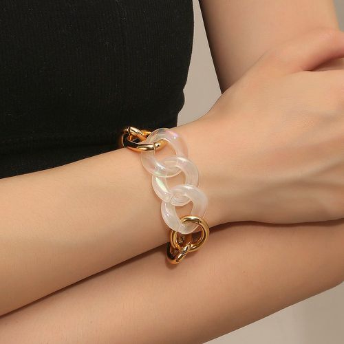 Bracelet à chaîne bicolore - SHEIN - Modalova