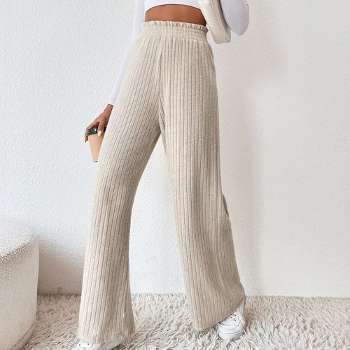 Pantalon ample à taille froncée - SHEIN - Modalova