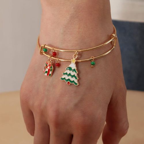 Bracelet à breloque arbre de Noël & cadeau - SHEIN - Modalova