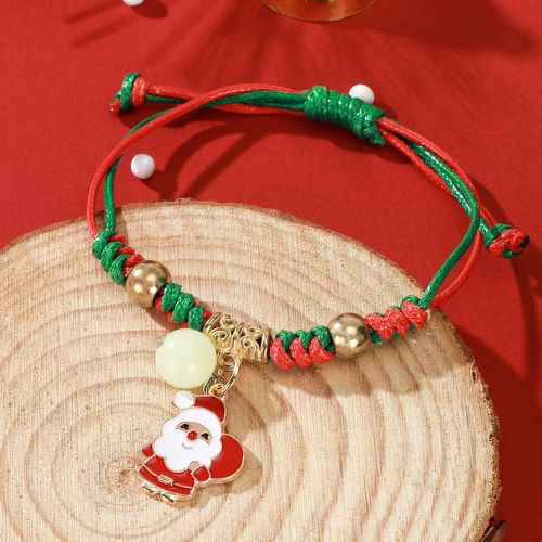 Bracelet à breloque de père Noël & perle - SHEIN - Modalova
