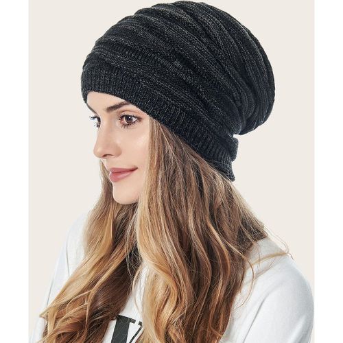 Bonnet en tricot simple - SHEIN - Modalova