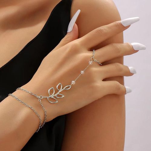 Bracelet à doigt à détail feuille - SHEIN - Modalova