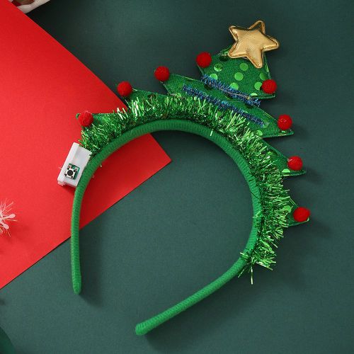 Bandeau Noël pompon & à détail d'arbre - SHEIN - Modalova
