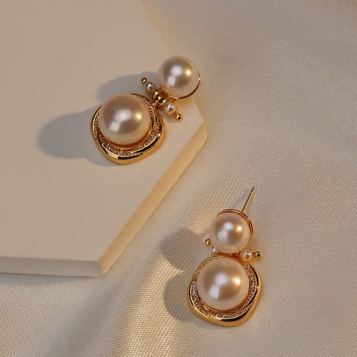 Pendants d'oreilles avec perles naturelles - SHEIN - Modalova