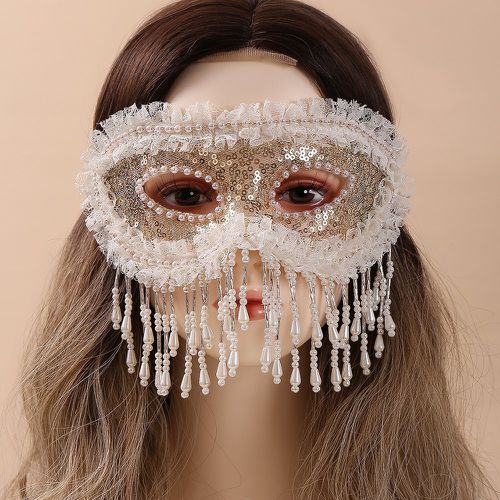 Masque facial de costume à fausse perle - SHEIN - Modalova
