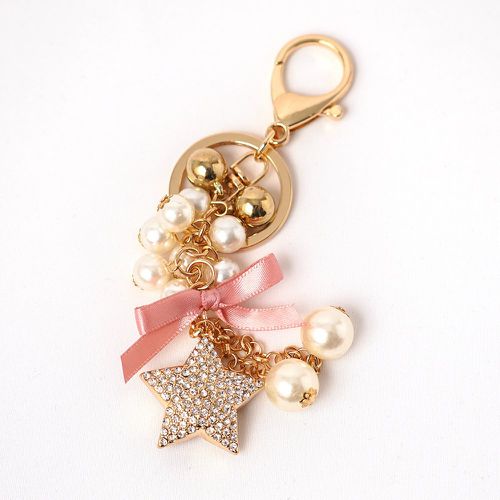 Porte-clés fausse perle & à strass à breloque étoile - SHEIN - Modalova