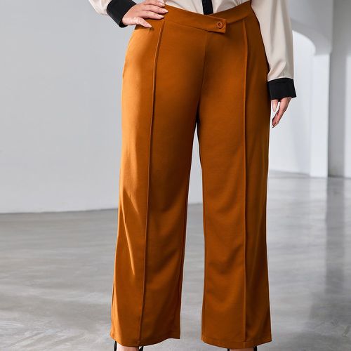 Pantalon ample taille haute couture - SHEIN - Modalova