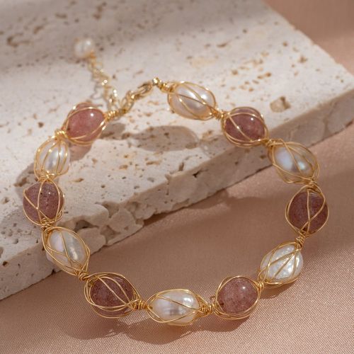 Bracelet perle de culture - SHEIN - Modalova