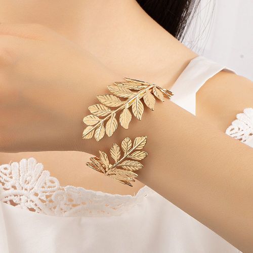Bracelet design feuille - SHEIN - Modalova