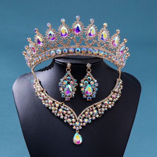 Pièces Set de bijoux avec strass de mariée - SHEIN - Modalova