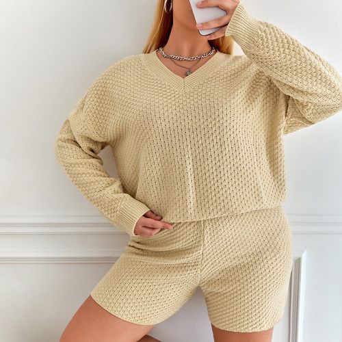 Pull & Short en tricot - SHEIN - Modalova