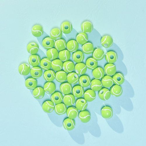 Pièces tennis en forme de boule DIY perle - SHEIN - Modalova