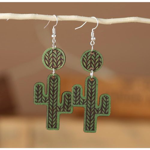 Pendants d'oreilles cactus - SHEIN - Modalova