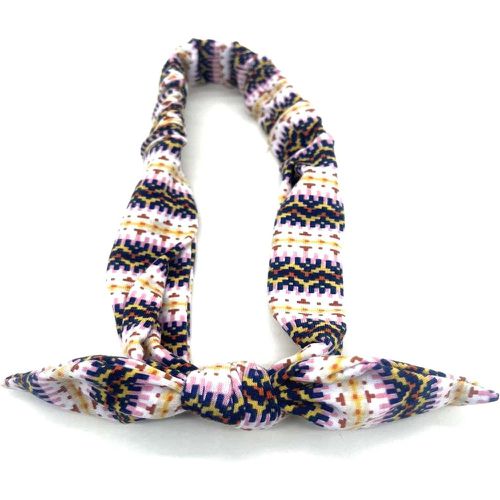 Bandeau pour cheveux à motif géométrique à nœud papillon - SHEIN - Modalova