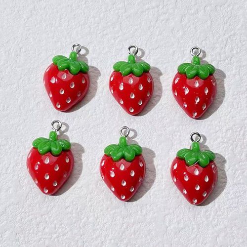 Pièces Accessoire de bijoux DIY en forme de fraise - SHEIN - Modalova