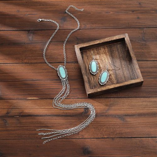 Pièces Set de bijoux à détail turquoise - SHEIN - Modalova