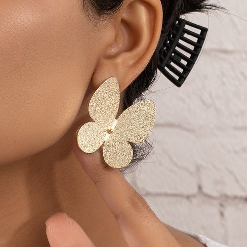 Clous d'oreilles scintillant papillon - SHEIN - Modalova
