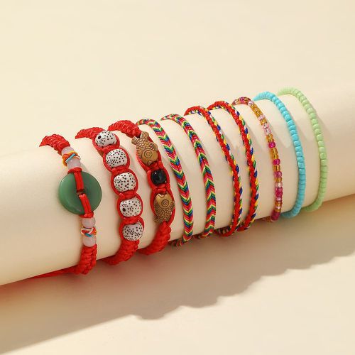 Pièces Bracelet de couleur aléatoire à détail poisson - SHEIN - Modalova