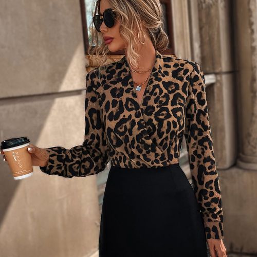 Robe ajustée léopard - SHEIN - Modalova