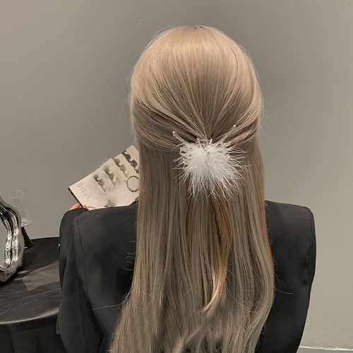 Griffe à cheveux à détail plume - SHEIN - Modalova