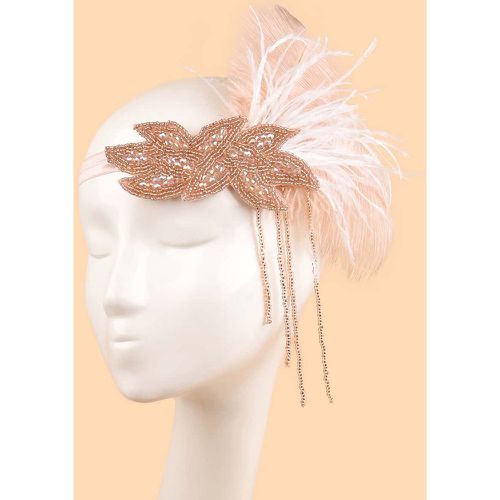 Plume & à perles Costume Bandeau pour cheveux - SHEIN - Modalova