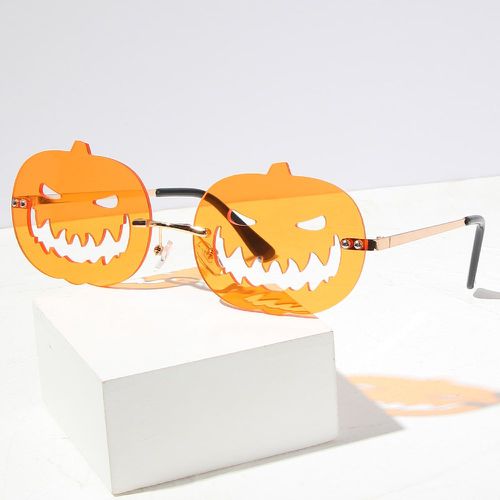 Halloween citrouille Lentille design Lunettes de mode - SHEIN - Modalova
