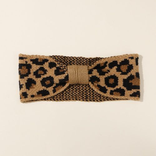 Bandeau pour cheveux à motif léopard - SHEIN - Modalova