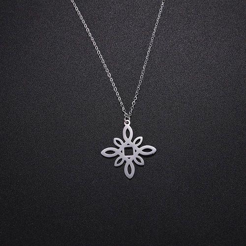 Collier à pendentif fleur - SHEIN - Modalova