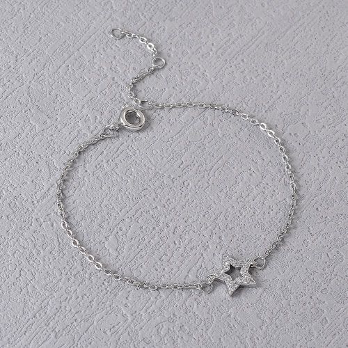 Bracelet zircone cubique à détail étoile - SHEIN - Modalova