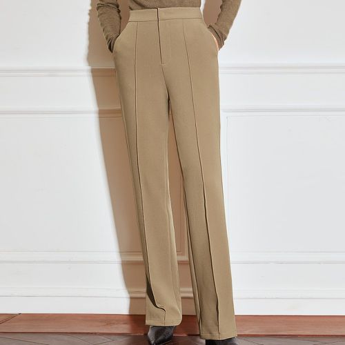 Pantalon de costume en viscose à couture - SHEIN - Modalova
