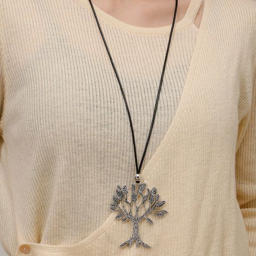 Collier avec pendentif arbre - SHEIN - Modalova
