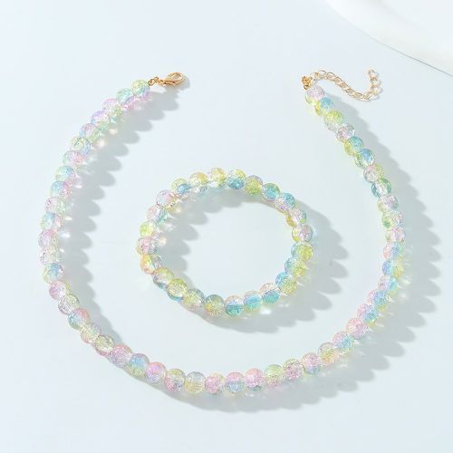 Bracelet perlé minimaliste & collier - SHEIN - Modalova