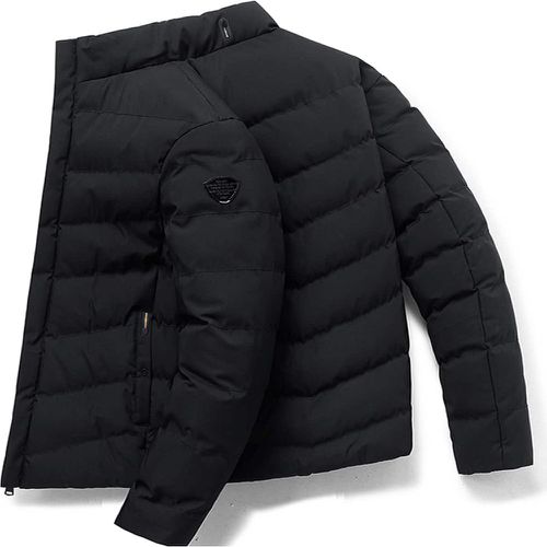 Manteau d'hiver unicolore zippé - SHEIN - Modalova
