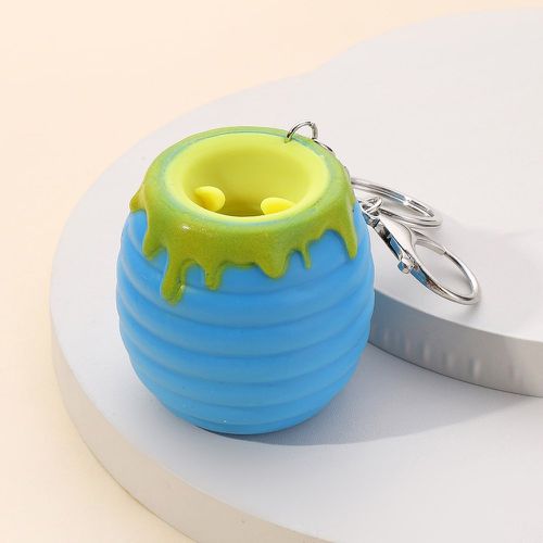 Porte-clés à breloque jouet fidget abeille & miel pot - SHEIN - Modalova
