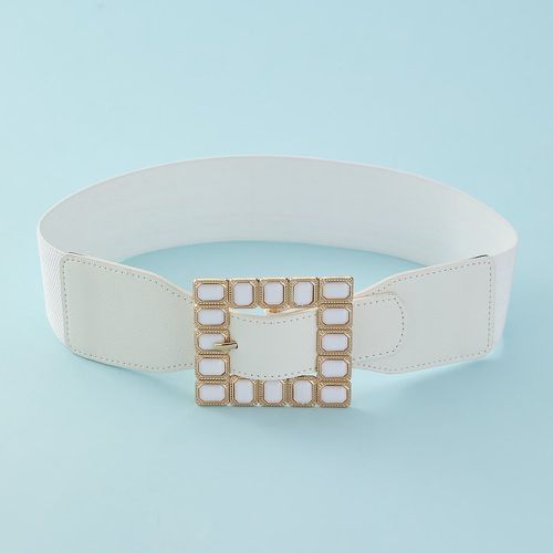 Ceinture élastique à boucle carrée - SHEIN - Modalova