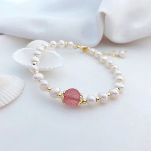 Bracelet perlé à fausse perle - SHEIN - Modalova